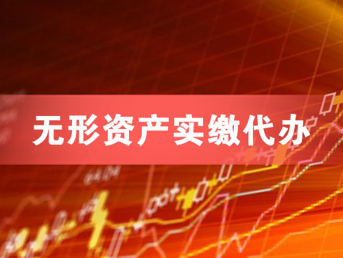 武夷山无形资产实缴资本代办